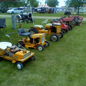 My Massey mowers at a show