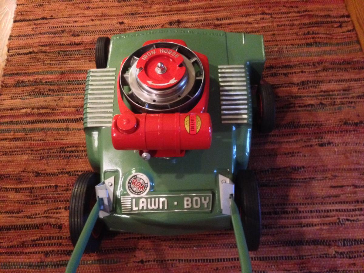 Completed Model #8FH12LB Lawn-Boy mower. rear view