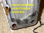 Shavings in gearbox.jpg Shavings in gearbox.jpg