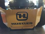 Hustler Raptor Flip Up rear end with new engine guard kit installed.jpg