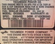 Tecumseh 12.5HP Model No..jpg