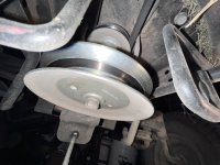Sears LT Dr. Engine Pulley + Mower Deck Pulley.jpeg