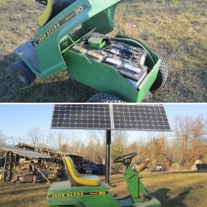 Solar mowing