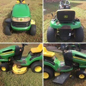 John Deere 115 Automatic Before being Refurbished