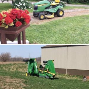 John Deere Riding for the lawn / Batwing