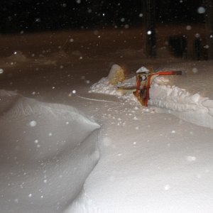 snow blower stuck
