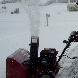 Snowblowing 12-29-12 #1