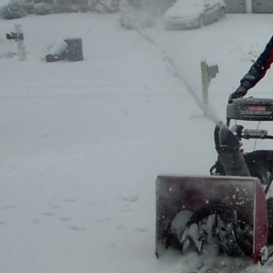 Snowblowing 12-29-12 #2