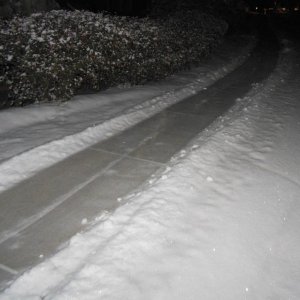 Shoveled Sidewalk