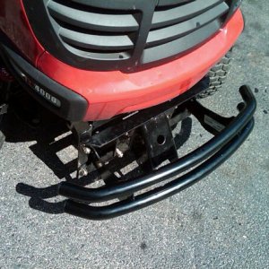 Craftsman Bumper customized to fit with Craftsman Plow setup