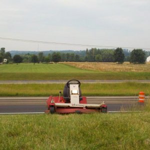 ~20 degree slope by the highway