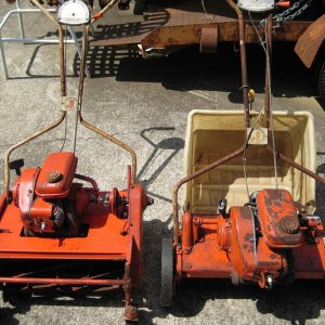 1964 Jacobsen Manor 21 (left) & 1963 Jacobsen Lawn Queen 21 (right)