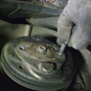 Removing remaining bolt