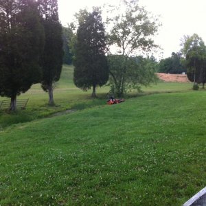 A Scag will do many things, but it will not go 4 wheeling through a creek bed.