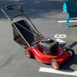 Getting Ready to Go mow my friend's yard