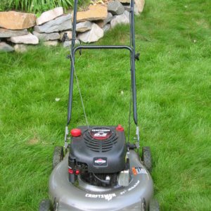 lawnmower silver Mastercraft 21"