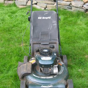 lawnmower green Mastercraft 21"
