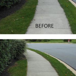 Before/After Edging