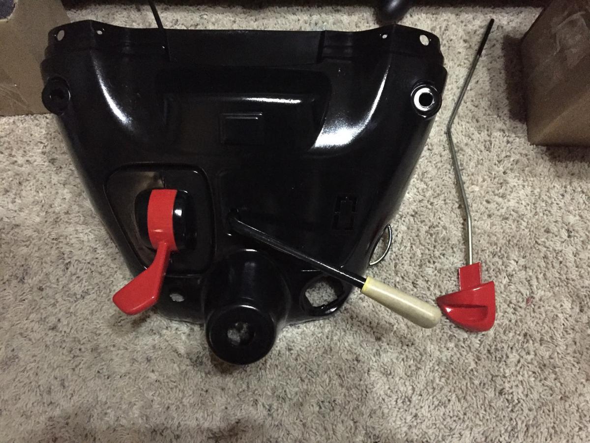 Accessories 10
Console finished up and assembled.  Note the controls are red instead of the original orange.  I just could not find any orange plastic