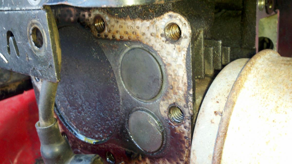 After I re-seated the valve seat, some center-punching and lapping, all is well.