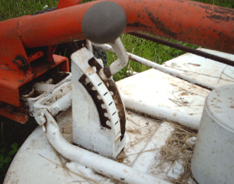Ariens deck lever