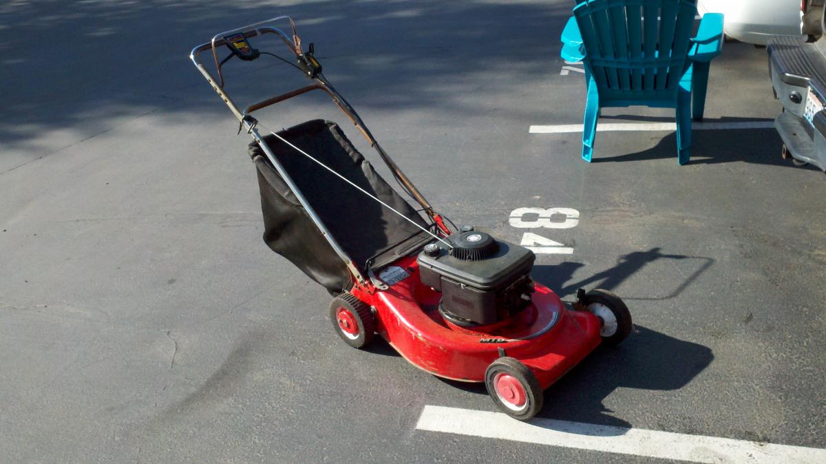 Getting Ready to Go mow my friend's yard