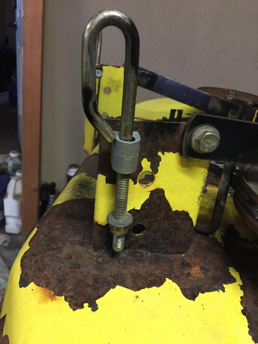 Mower Deck Before 1
There is literally little paint left on the deck and it seems that the primer used failed to allow rust to invade under the yellow