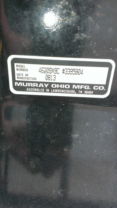 Murray data plate