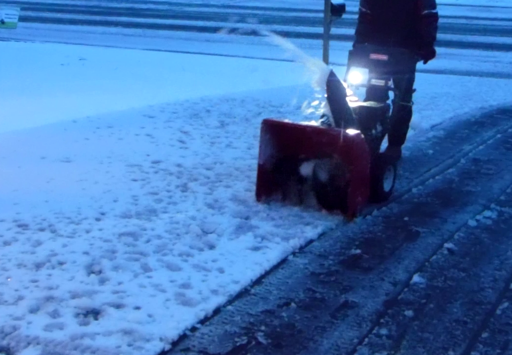 Snowblowing 1